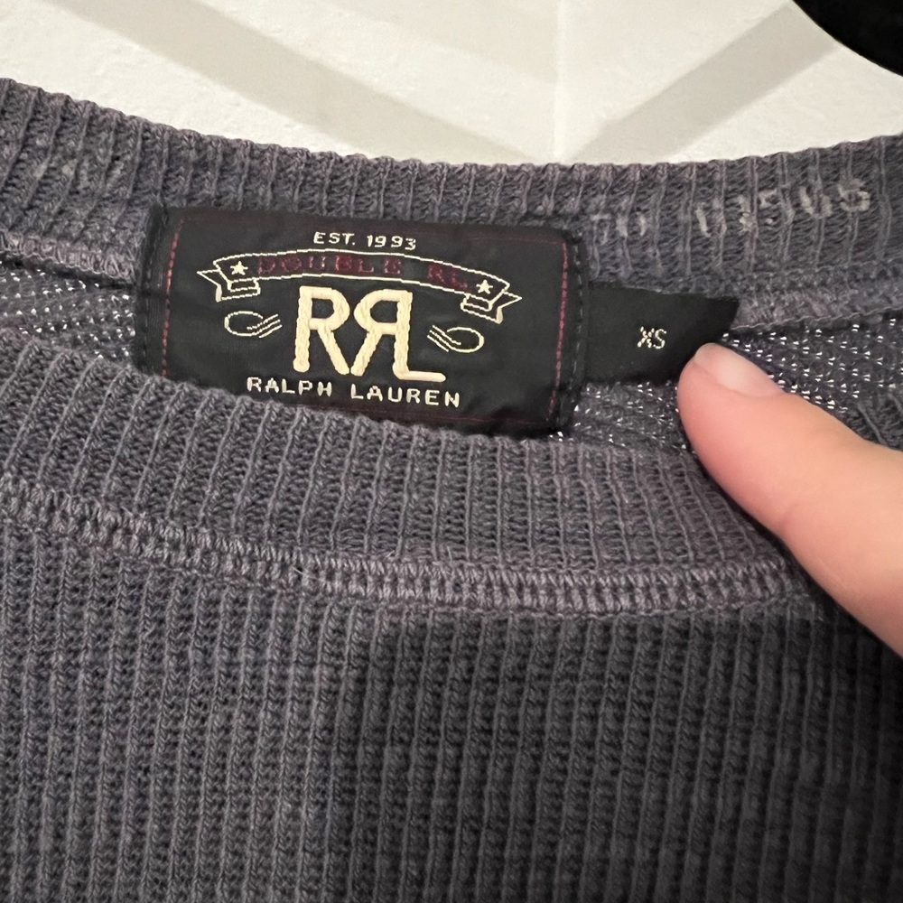 RL waffle shirt